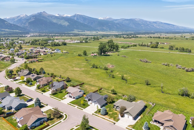 1618 Creekside Dr, Stevensville, MT 59870 - overview of rural landscape featuring a mountainous background