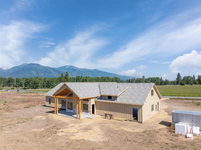5130 Cameron Rose Ln, Stevensville, MT 59870 - view of front of home featuring a mountain view and a rural view
