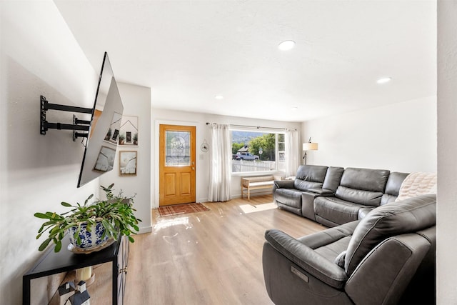 3301 Albany Ave, Butte, MT 59701 - living area with light wood-style floors and recessed lighting