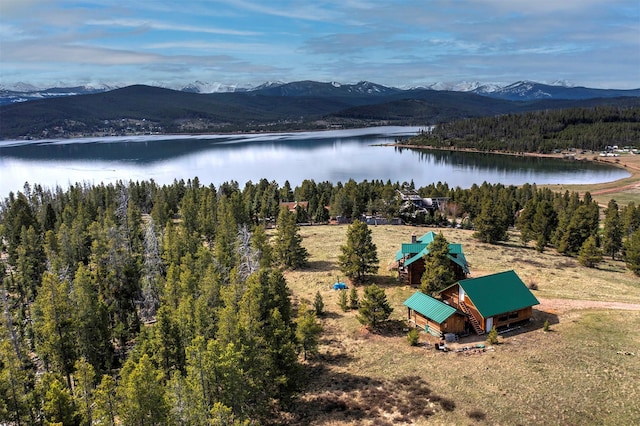 30 Douglas Lee Ln, Anaconda, MT 59711 - bird's eye view of a water and mountain view and a heavily wooded area