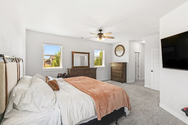 36 Silo St, Belgrade, MT 59714 - bedroom with light colored carpet and ceiling fan