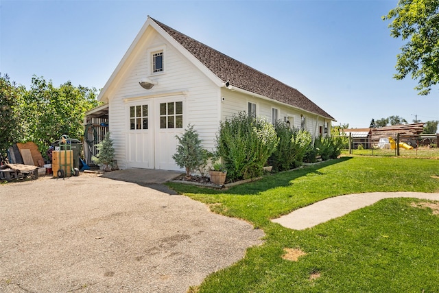 101 Lewis Ln, Hamilton, MT 59840 - view of side of home with an outbuilding
