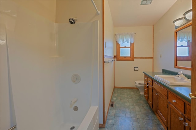 5706 Shannon Ct, Helena, MT 59602 - full bath featuring stone finish floors and vanity