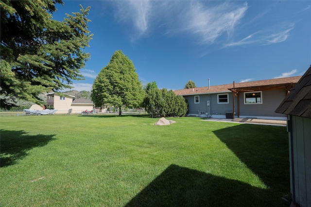 5706 Shannon Ct, Helena, MT 59602 - view of green lawn with a patio area