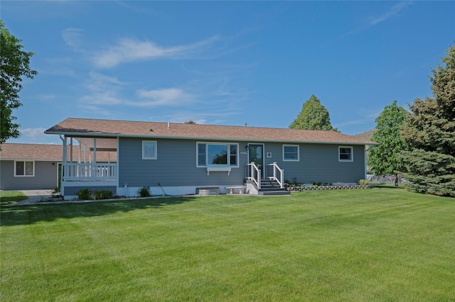 5706 Shannon Ct, Helena, MT 59602 - rear view of property with a yard