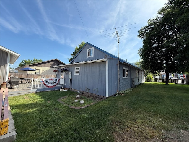 306 E Missoula Ave, Troy, MT 59935 - back of property with a deck