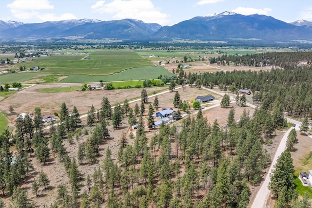 2813 Pine Lakes Ct, Stevensville, MT 59870 - view of rural area with mountains and abundant farmland