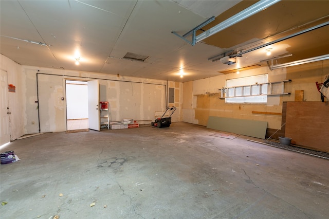 1805 2nd Ave N, Great Falls, MT 59401 - garage with a garage door opener and electric panel