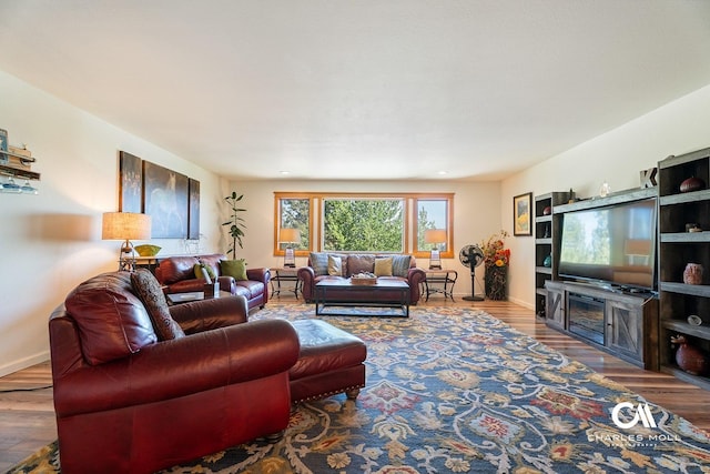 2623 Gold Rush Ave, Helena, MT 59601 - living area with wood finished floors and baseboards