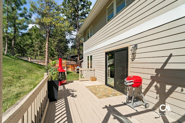2623 Gold Rush Ave, Helena, MT 59601 - view of wooden deck