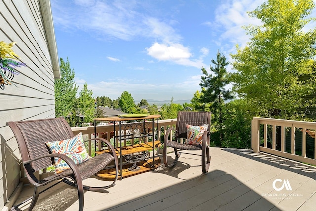 2623 Gold Rush Ave, Helena, MT 59601 - view of wooden terrace
