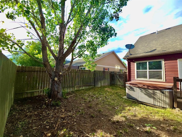 1109 Wyoming St, Belgrade, MT 59714 - fenced backyard featuring a hot tub