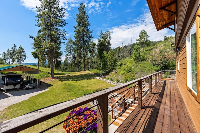 298 Lone Wolf Trl, Lakeside, MT 59922 - view of balcony
