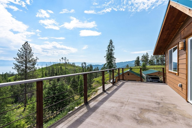 298 Lone Wolf Trl, Lakeside, MT 59922 - balcony with a mountain view