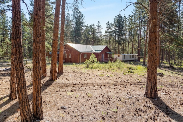 452 Blair Ln, Victor, MT 59875 - view of yard with a deck