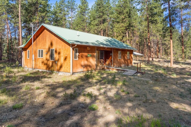 452 Blair Ln, Victor, MT 59875 - view of outbuilding with a wooded view
