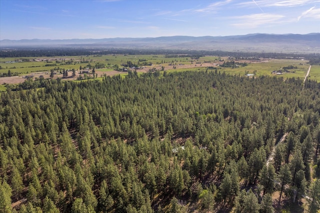 452 Blair Ln, Victor, MT 59875 - aerial view of a mountain backdrop and a forest
