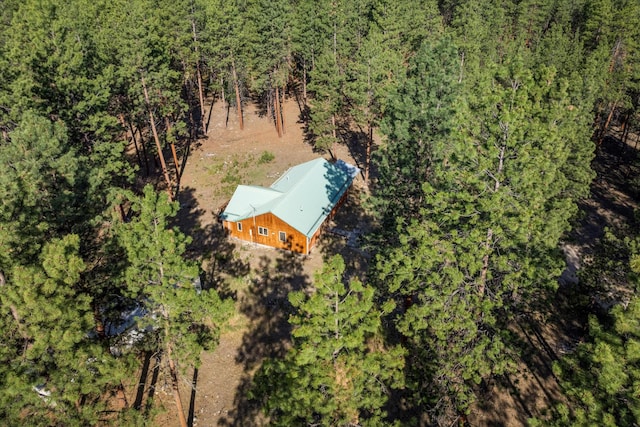 452 Blair Ln, Victor, MT 59875 - aerial view of property and surrounding area with a heavily wooded area