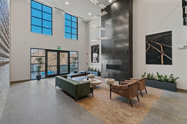 265 S 4th St E Unit 405, Missoula, MT 59801 - community lobby featuring a high ceiling and recessed lighting
