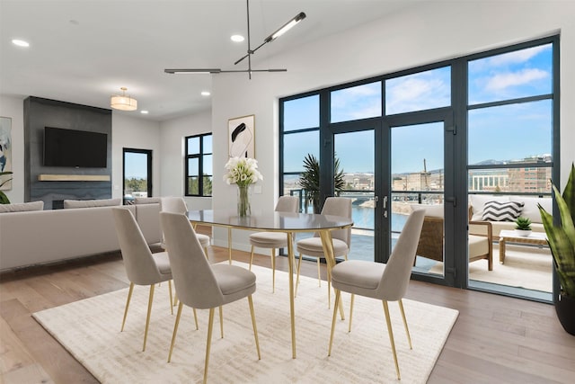 265 S 4th St E Unit 405, Missoula, MT 59801 - dining area with recessed lighting and light wood-type flooring