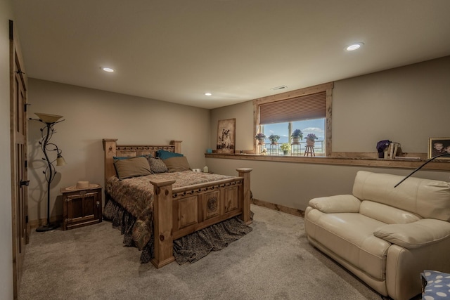 51 Whitehorse Rd, Townsend, MT 59644 - bedroom featuring light carpet and recessed lighting