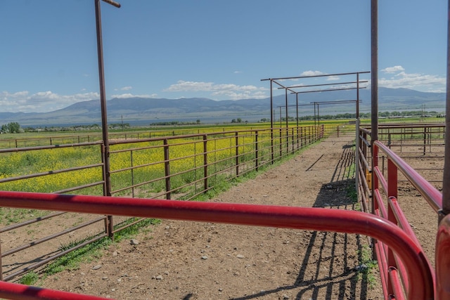 51 Whitehorse Rd, Townsend, MT 59644 - view of yard featuring a view of countryside, a mountain view, and an exterior structure