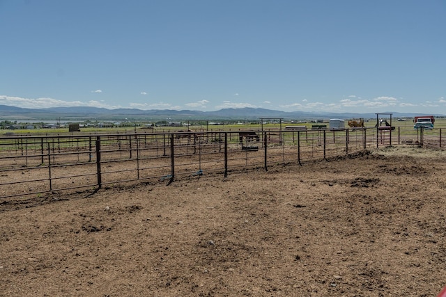 51 Whitehorse Rd, Townsend, MT 59644 - view of yard featuring a view of countryside and a mountain view