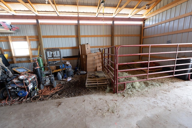 51 Whitehorse Rd, Townsend, MT 59644 - garage with metal wall