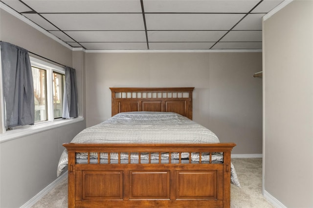 918 36th Ave NE, Great Falls, MT 59404 - bedroom with light colored carpet and a drop ceiling