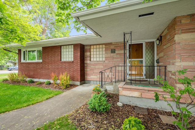 1700 Arthur Ave, Missoula, MT 59801 - doorway to property with brick siding