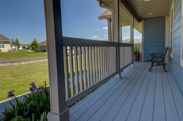 3250 Stillwell Dr, Helena, MT 59602 - deck featuring a lawn
