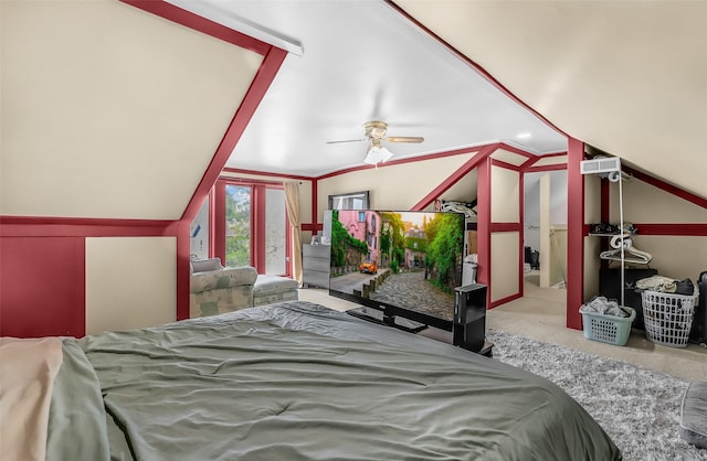 1126 4th Ave S, Great Falls, MT 59405 - carpeted bedroom featuring vaulted ceiling