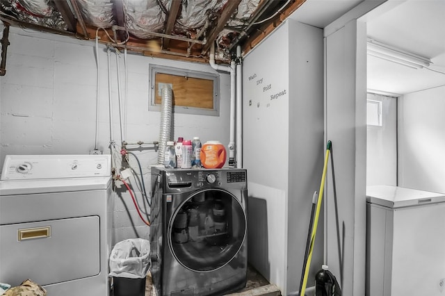 1126 4th Ave S, Great Falls, MT 59405 - washroom featuring separate washer and dryer