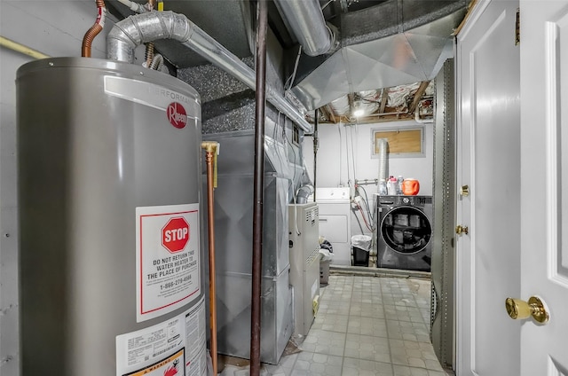 1126 4th Ave S, Great Falls, MT 59405 - utilities featuring gas water heater and washer and dryer