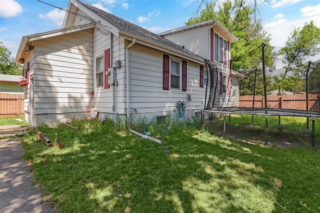 1126 4th Ave S, Great Falls, MT 59405 - view of home's exterior with a trampoline