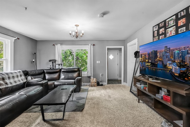 1126 4th Ave S, Great Falls, MT 59405 - living room featuring a chandelier