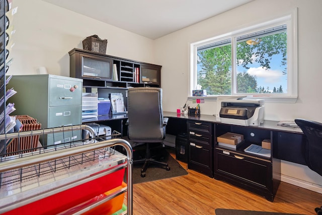 791 Springwood Ln, Kalispell, MT 59901 - home office with wood finished floors