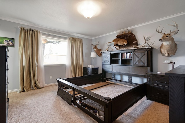 791 Springwood Ln, Kalispell, MT 59901 - bedroom with crown molding and light carpet