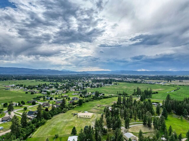 791 Springwood Ln, Kalispell, MT 59901 - aerial view of sparsely populated area featuring a mountain backdrop