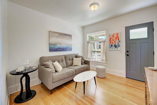 820 11th Ave, Helena, MT 59601 - living room with baseboards and wood finished floors