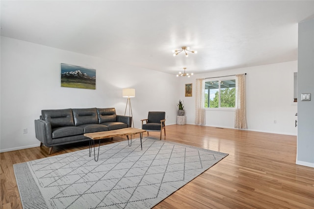 4206 N Ave W, Missoula, MT 59804 - living room with a chandelier and wood finished floors