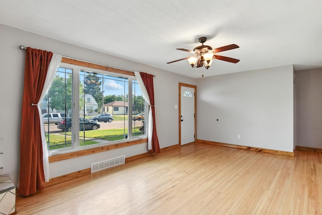 3121 6th Ave S, Great Falls, MT 59405 - spare room with wood finished floors and ceiling fan