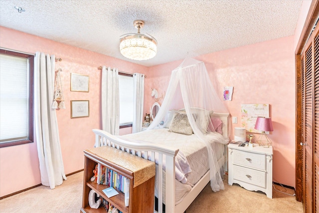 3446 Tizer Dr, Helena, MT 59602 - bedroom with light colored carpet and a textured ceiling