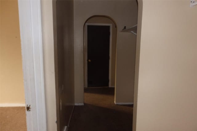 17 Crane Ave, Stockett, MT 59480 - hall with carpet floors and arched walkways