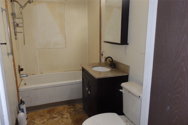 17 Crane Ave, Stockett, MT 59480 - full bathroom featuring vanity and washtub / shower combination