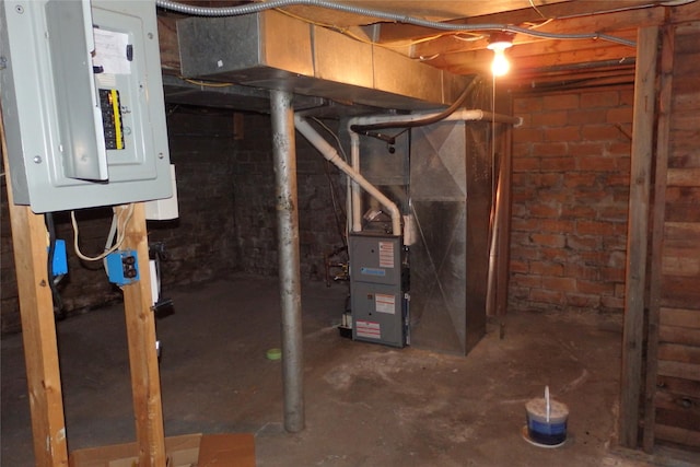 17 Crane Ave, Stockett, MT 59480 - unfinished below grade area with electric panel and heating unit