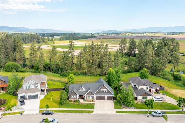128 Antler Peak Ln, Kalispell, MT 59901 - aerial view of a mountainous background