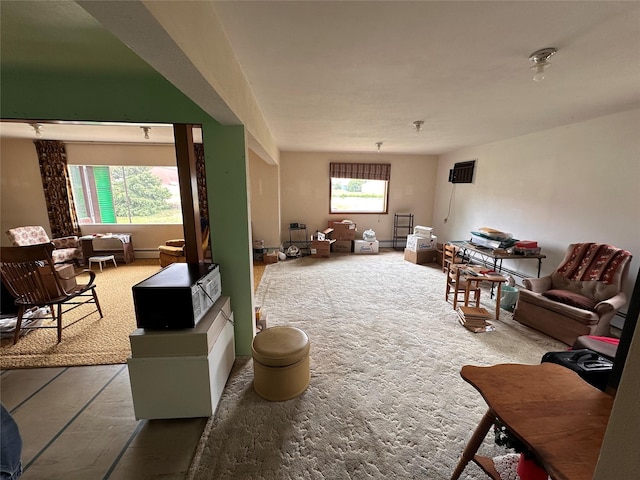 521 N Central Ave, Ekalaka, MT 59324 - carpeted living room with baseboards