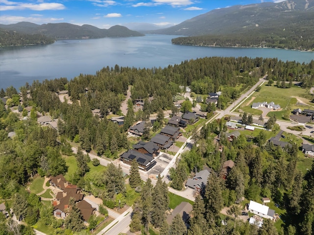 508 Dakota Ave, Whitefish, MT 59937 - aerial view of property's location with a water and mountain view and nearby suburban area
