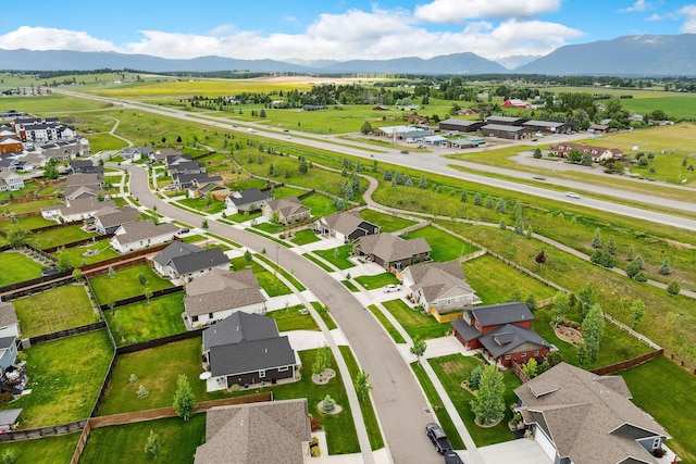 150 Swede Trl, Kalispell, MT 59901 - aerial perspective of suburban area featuring mountains